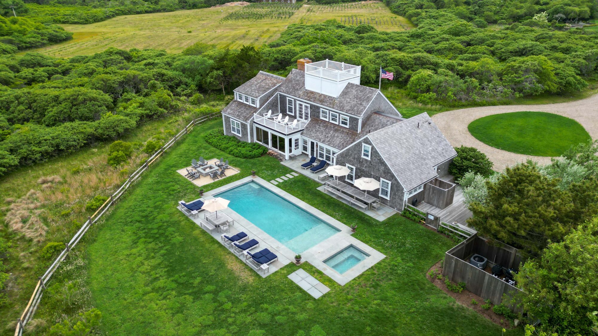 5-21 Quidnet Rd Nantucket Family Compound Tennis Pool Pickleball
