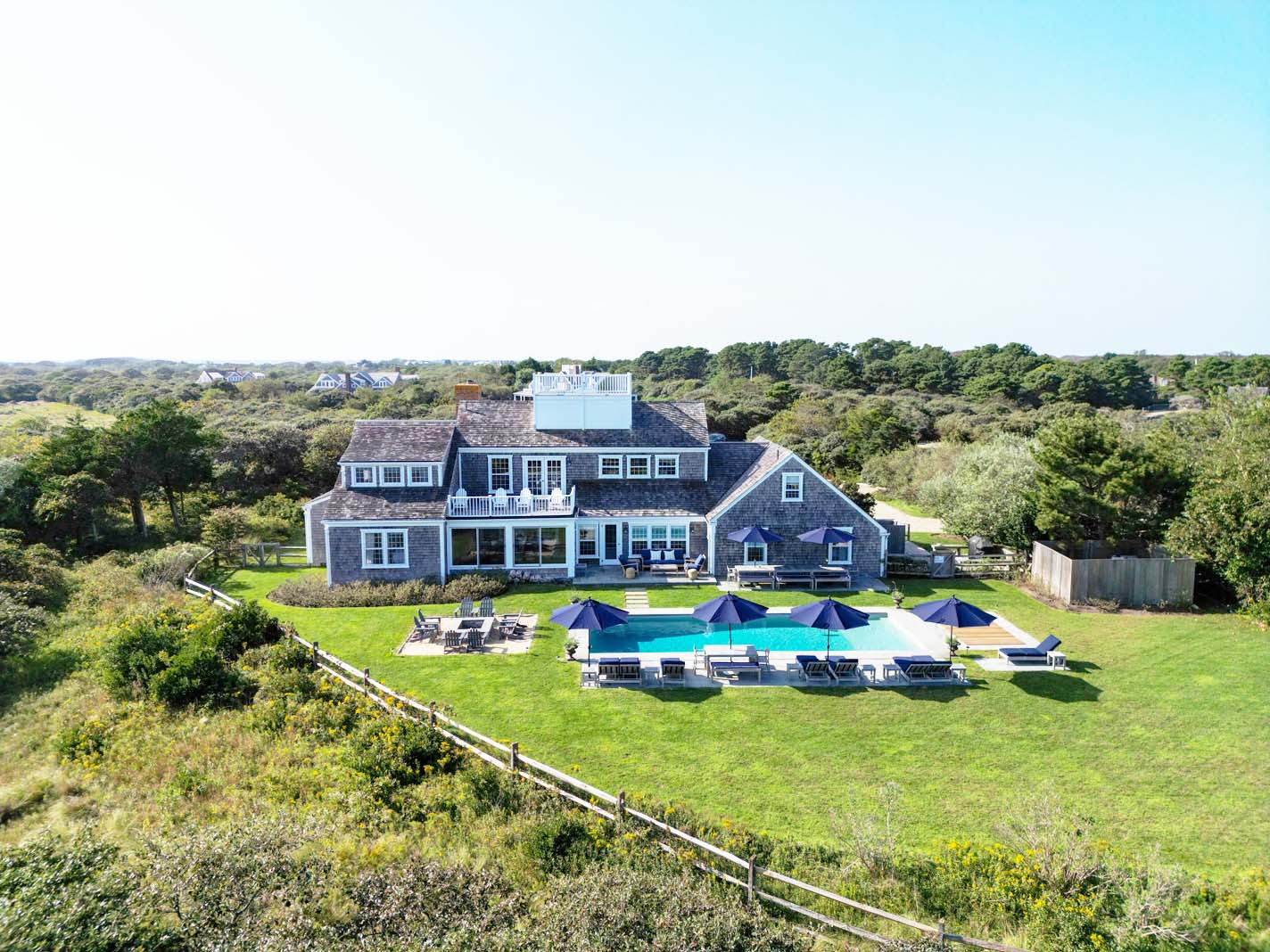 6-21 Quidnet Rd Nantucket Family Compound Tennis Pool Pickleball